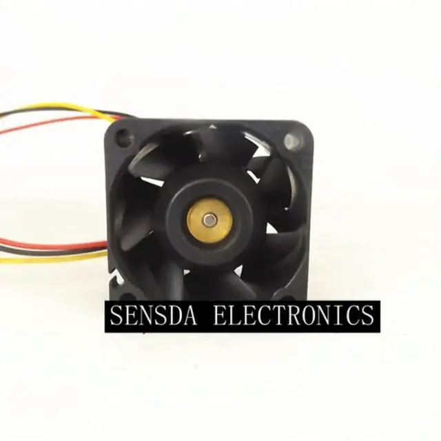 Main image of 40mm X 28mm High Speed Fan for Sanyo 9GV0412J314 12V 0.60A Server Cooling Fan, 14700RPM, 24.0CFM, 3-Wire, Dual Ball Bearing