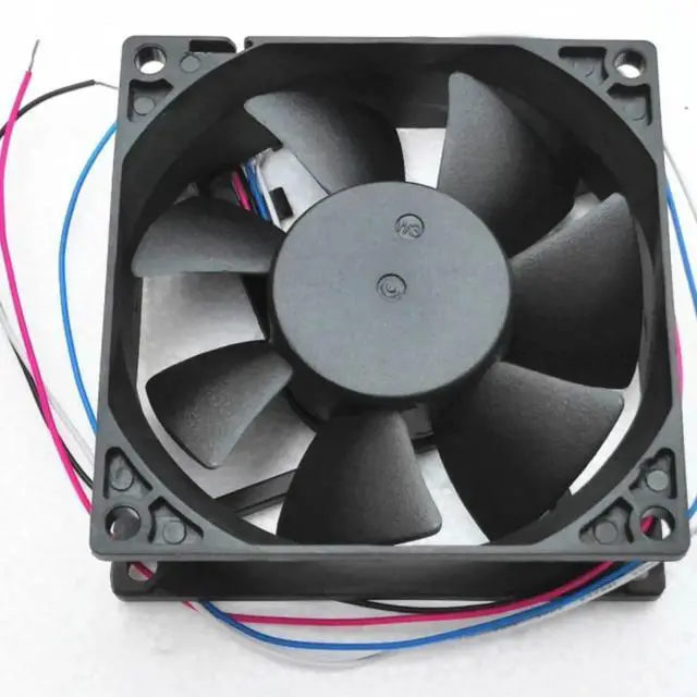 Alt view image 3 of 3 - 80mm 8cm Axial Fan for ADDA 8025 4-Wire Speed Regulated Fan, Double Ball Bearing, 12V, 0.45A, AD0812XB257B04