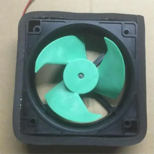 Alt view image 2 of 3 - FBA11J10M For Refrigerator cooling Fan DC 9V 0.17A 113x113mm 2-wire