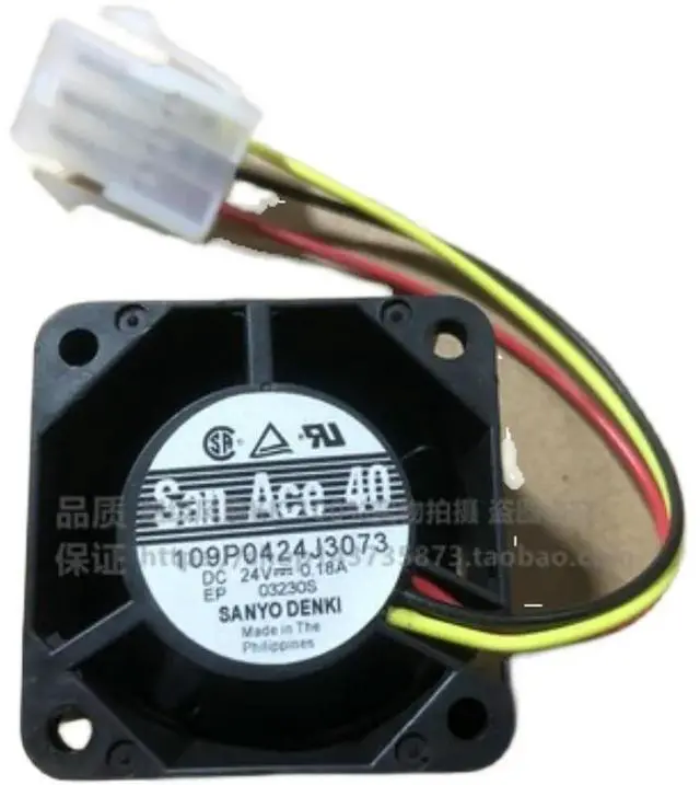 Main image of 109P0424J3073 DC24V 0.18A Cooling Fan 4cm 40mm 40X40X28mm Server Fans