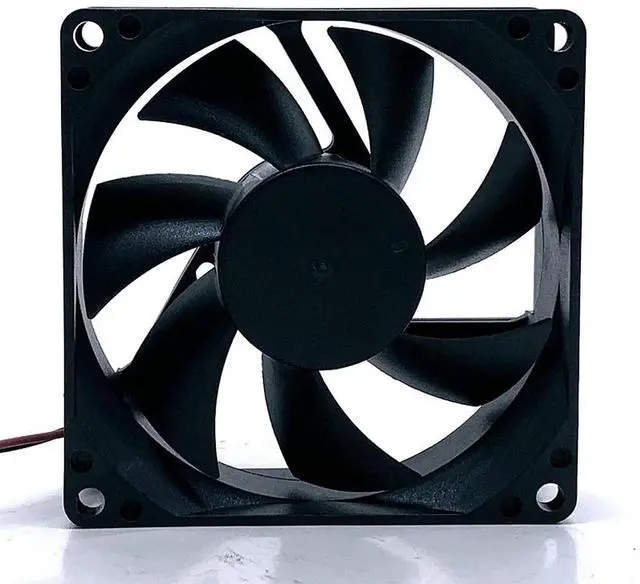 Alt view image 2 of 3 - 80mm 24V Cooling Fan EFS-08E24D DWPH 80*80*25mm DC24V 0.25A 2 Wires DC Case Fan 8cm Sever Inverter Cooling Fan