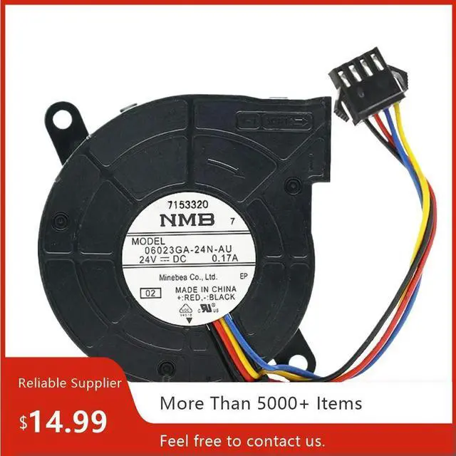 Main image of for 06023GA-24N-AU 60mm 24V PWM Turbo Cooling Fan 5000RPM 24CFM for Projectors, 3D Printers, Industrial Equipment