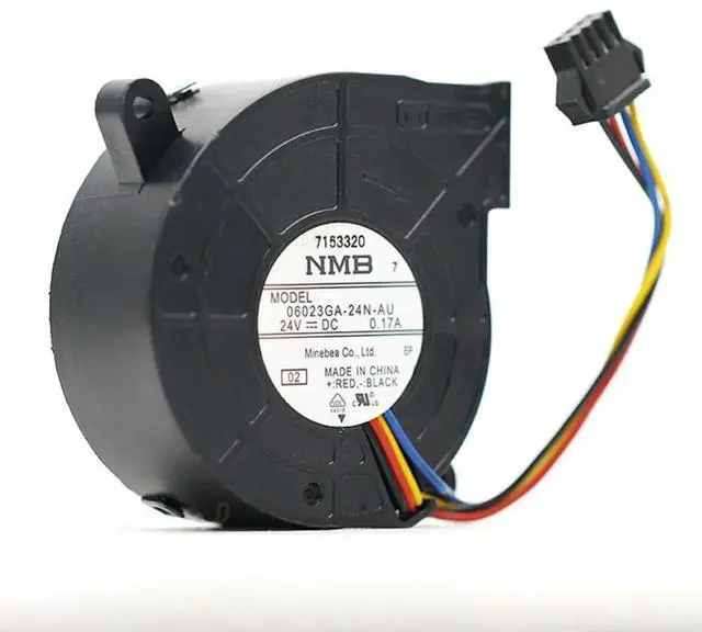 Alt view image 2 of 3 - for 06023GA-24N-AU 60mm 24V PWM Turbo Cooling Fan 5000RPM 24CFM for Projectors, 3D Printers, Industrial Equipment