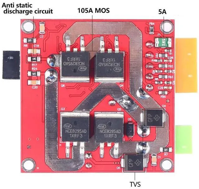 Alt view image 3 of 3 - 6-36V 15A High Power DC Motor Driver Board PWM Speed Controller adjustable Industrial Grade CW CCW Reversible 12v 24v 36v