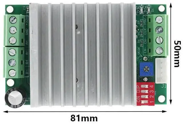 Main image of TB6600 4.5A CNC Single-Axis Stepper Motor Driver Board Controller