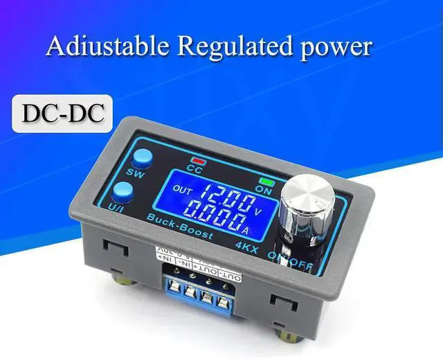 Main image of DC-DC Buck Boost Converter CC CV 0.5-30V 4A 5V 6V 12V 24V Power Module Adjustable Regulated oratory power supply ZK-4KX