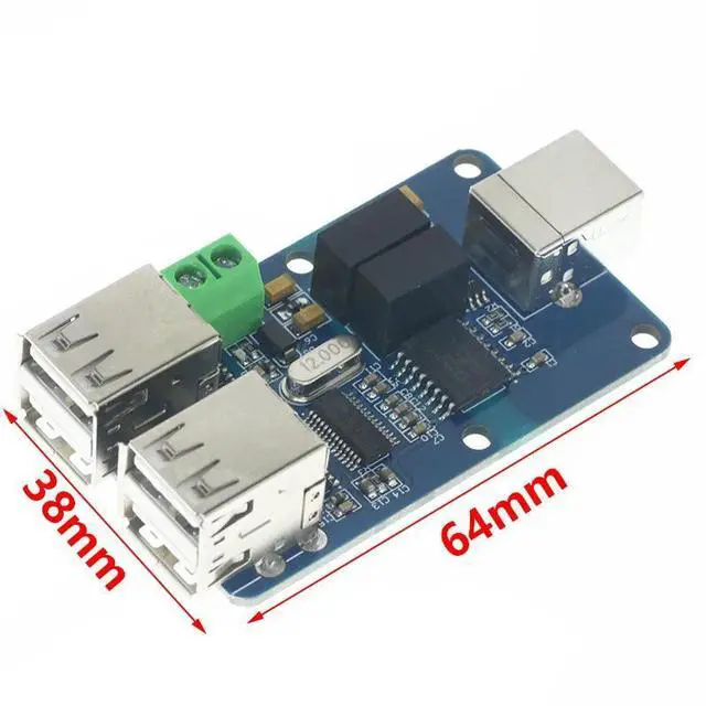 Alt view image 3 of 3 - USB isolator, 2500V USB HUB isolator, USB isolation board, ADUM4160 ADUM3160 Support USB control transmission