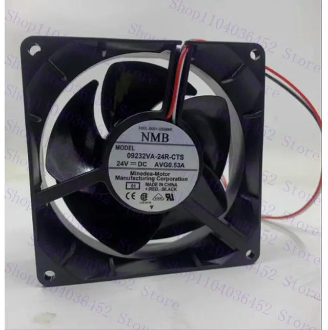 Main image of 1pc for A90L-0001-0598#B 09232VA-24R-GTS DC24V 0.53A 3-Wire Cooling Fan