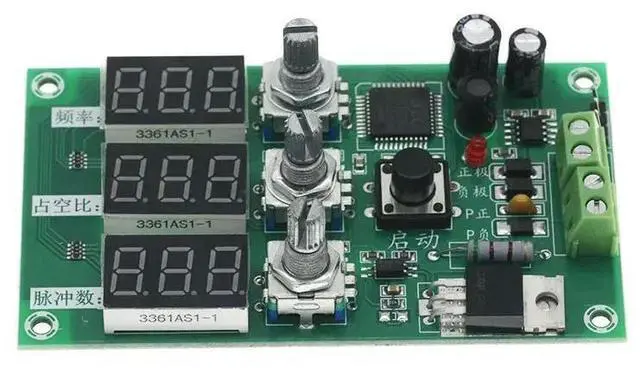 Main image of PWM dimming speed control module Frequency duty cycle Adjustable number of pulses Square wave rectangular wave Stepper motor