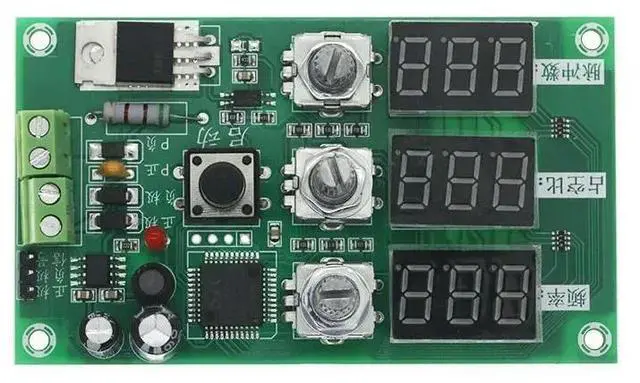 Alt view image 3 of 3 - PWM dimming speed control module Frequency duty cycle Adjustable number of pulses Square wave rectangular wave Stepper motor