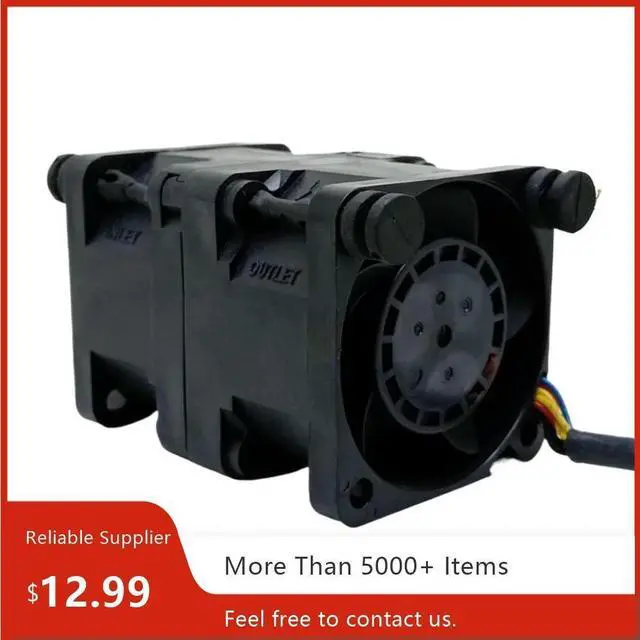 Alt view image 2 of 3 - Server Fan R40W12BGCA-65Z10 40mm High-Speed Cooling for NF 5170m3 & 5240m3, PWM Control