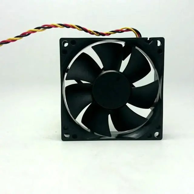 Alt view image 3 of 3 - For AVC DF0802512SEHN 8025 8CM 3 ultra quiet fan CPU hydraulic chassis low speed