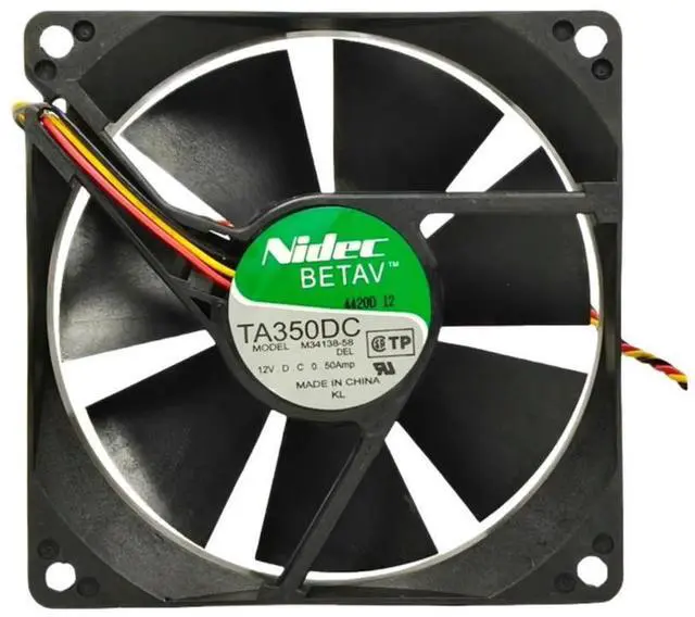 Alt view image 2 of 3 - 9225 12V 0.5A 92mm Cooling Fan | 3700 RPM High-Airflow Ball Bearing Blower | 3-Pin for 3D Printer/PC Case/Server