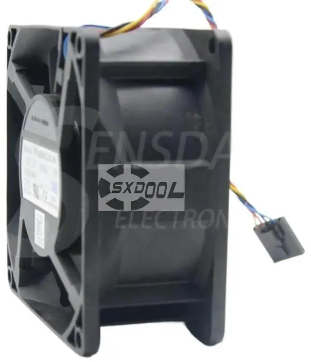 Alt view image 2 of 3 - 80mm High Speed Fan for PVA080K12H-P01 80x80x38mm Strong Air Flow Server Inverter Axial Cooling