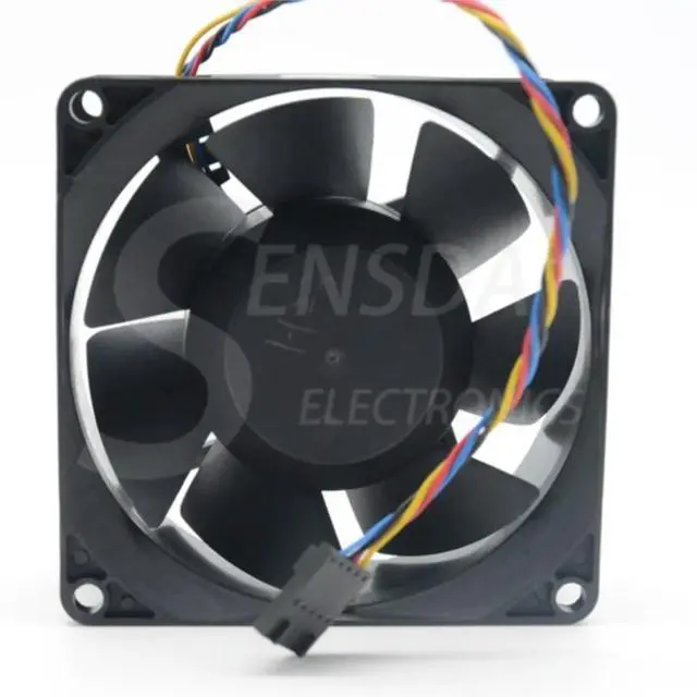 Alt view image 3 of 3 - 80mm High Speed Fan for PVA080K12H-P01 80x80x38mm Strong Air Flow Server Inverter Axial Cooling