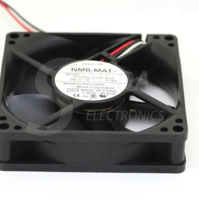 Alt view image 3 of 3 - 80mm Fan for 3108NL-05W-B49 24V 0.14A Axial Cooling 3-Pin with Alarm Function Inverter Industrial Application