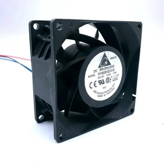 Main image of for delta PFB0812DHE -F00 12V 3.3A 8CM high speed automotive supercharger conversion fan violence 80 * 80 * 38mm