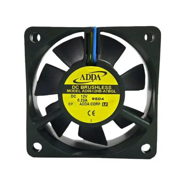 Alt view image 2 of 3 - for ADDA AD0612HB-A7BGL DC 12V 0.23A 60x60x25mm Dual Ball Bearing Cooling Fan 6025 4500RPM 23.2CFM 4-Wire PWM Fan