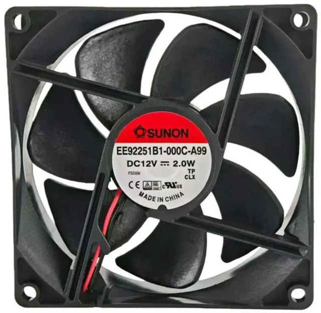 Main image of for EE92251B1-000C-A99 9225 DC12V Cooling Fan 51.5CFM 3000RPM, Ball Bearing for Computer Case, Electronic Equipment