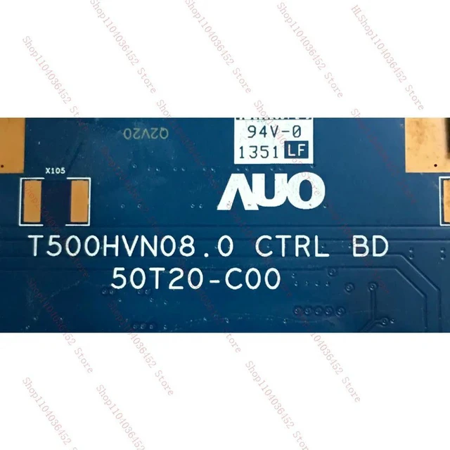 Alt view image 2 of 6 - AUO t-con board T500HVN08.0 CTRL BD 50T20-C00 55.50T20.C01 For KDL-50W800B