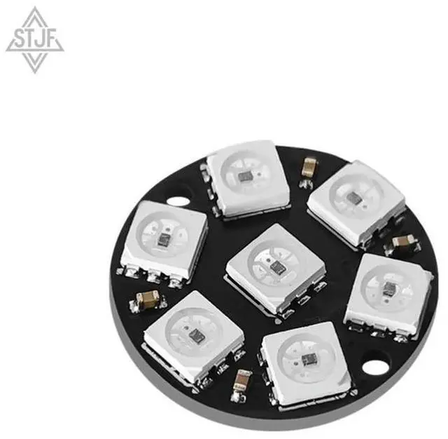 Main image of RGB LED Ring 7 Bits LEDs WS2812 5050 RGB LED Ring Lamp Light with Integrated Drivers for