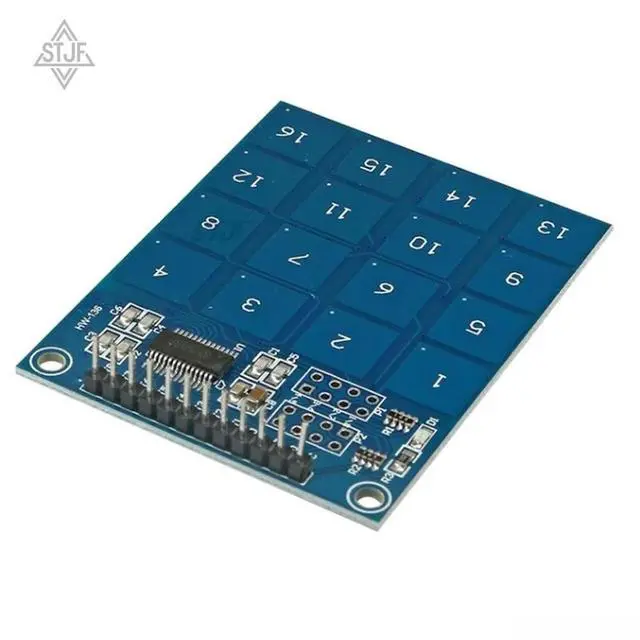Alt view image 3 of 3 - TTP229 16-way 16 Channel capacitive touch switch digital touch sensor module