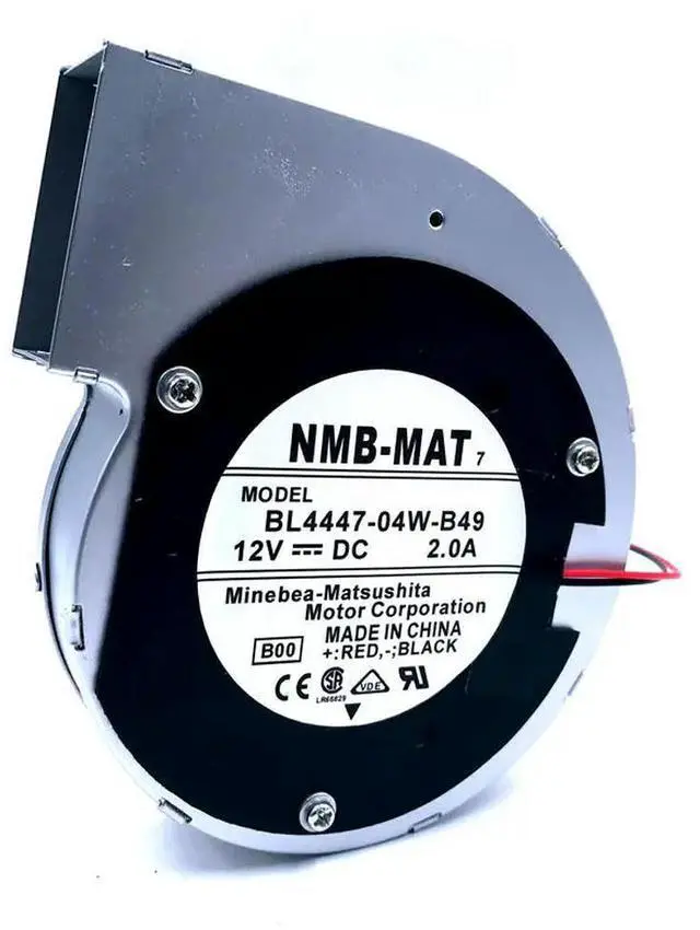 Main image of For BL4447-04W-B49 11028 12V 2A 2wire Turbine Centrifugal Fan Blower l Frame,High Tempreture Resistence