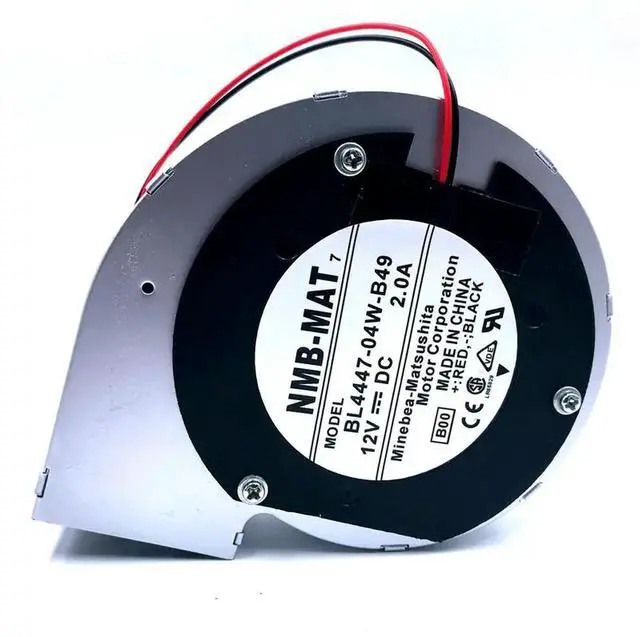 Alt view image 2 of 3 - For BL4447-04W-B49 11028 12V 2A 2wire Turbine Centrifugal Fan Blower l Frame,High Tempreture Resistence