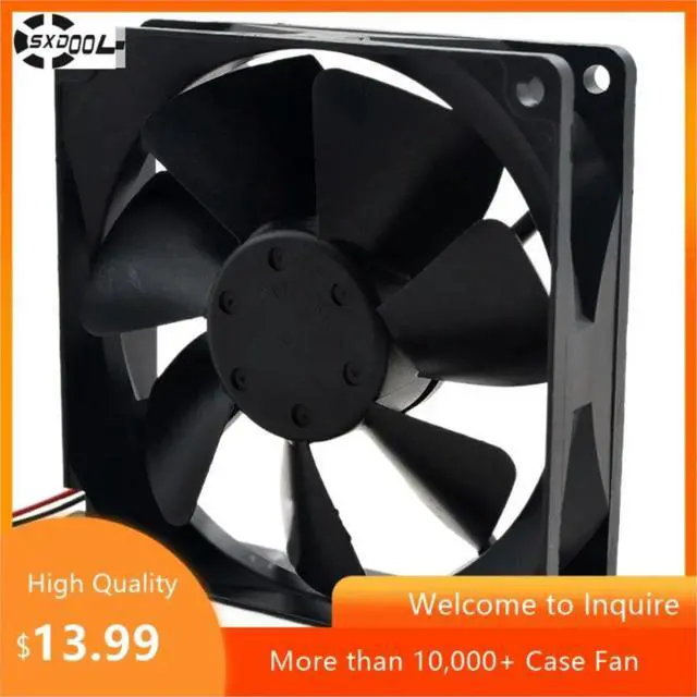 Alt view image 2 of 3 - 92mm Axial Fan for Y.S. Tech FD249225HB 24V 0.16A Dual Ball Bearing Industrial Cooling