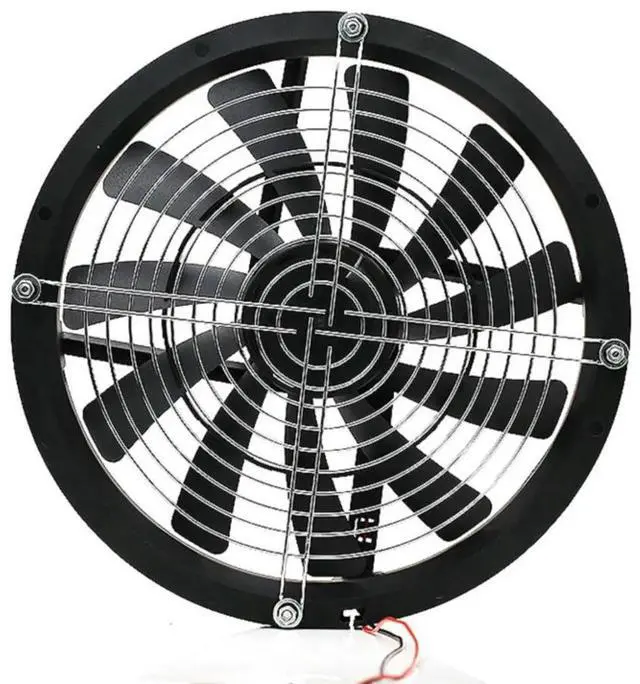 Alt view image 3 of 3 - 250mm 12V 1200RPM Industrial Cooling Fan Dual Ball Bearing 40dBA Molex for Server Racks/Mining Rigs/EV ChargersTelecom Cabinet