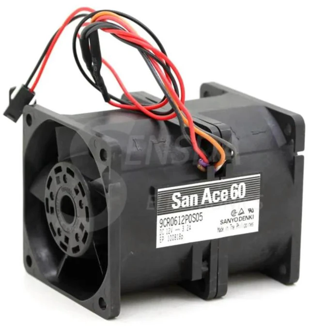 Alt view image 2 of 3 - For Sanyo 9CR0612P0S05 6076 60mm 6cm 3.2A 6CM car booster high speed violence cooling fans cooler