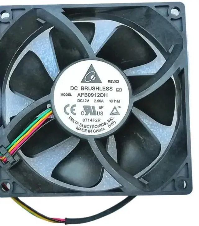 Main image of AFB0912DH For Delta 9225 9cm Fan High-Speed Double Ball DC 12V 2.5A 508110-001 server fans