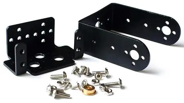 Main image of MG995 996 Servo Gear Bracket Two Degrees of Freedom Manipulator Robot Accessories Servo Gear Bracket Set