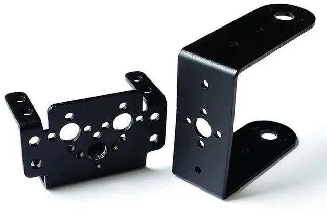 Alt view image 2 of 4 - MG995 996 Servo Gear Bracket Two Degrees of Freedom Manipulator Robot Accessories Servo Gear Bracket Set
