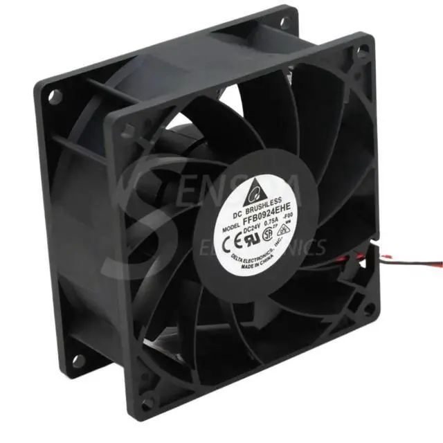 Alt view image 2 of 3 - 92mm Welding Machine Fan for Delta FFB0924EHE 90mm 24V 0.75A 9238 9038 Inverter Server Cooling High-Efficiency Airflow