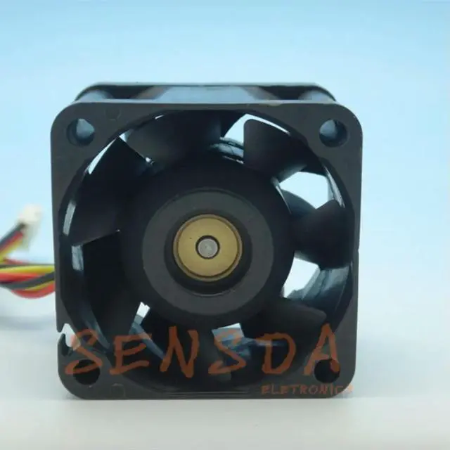 Alt view image 3 of 3 - 40mm Fan for Sanyo 109P0412K3233 40x40x28mm DC 12V 0.55A 15,500RPM High-Speed Server Cooling Fan, 21CFM, 50dB, 1U Inverter