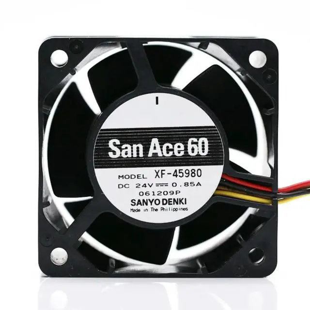 Alt view image 2 of 3 - 6cm High Speed Fan for Sanyo XF-45980 60mm X 38mm DC 24V 0.85A 8000RPM PWM Cooling Fan for Server & Inverter Ventilation