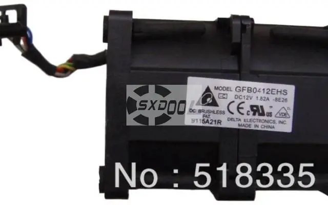 Main image of 40mm High Speed Car Booster for Delta GFB0412EHS 43V6928 DC Cooling Fan 12V 1.82A for Server & Inverter Applications