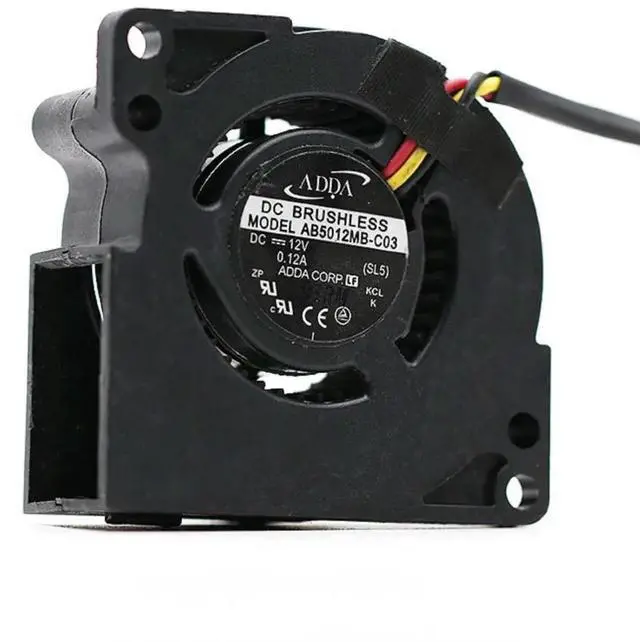 Alt view image 3 of 3 - MP515 Projector blower FOR ADDA AB5012MB-C03 DC12V 0.12A 50x50x20mm cooling fan