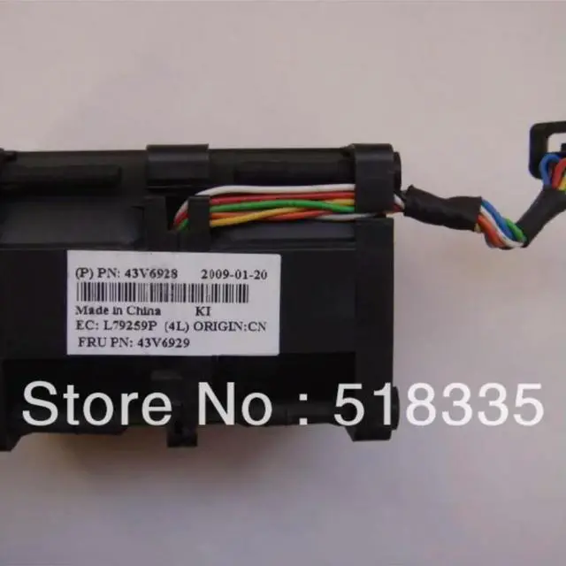 Alt view image 2 of 3 - 40mm High Speed Car Booster for Delta GFB0412EHS 43V6928 DC Cooling Fan 12V 1.82A for Server & Inverter Applications