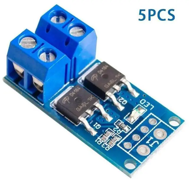 Main image of 5pcs 15A 400W MOS FET Trigger Switch Drive Module PWM Regulator Control Panel for DC 5V 12V 36V