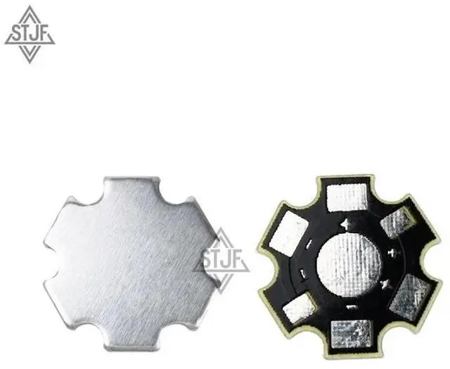 Alt view image 2 of 3 - SJTF 10PCS 1W/3W/5W LED Plum Cooling Plate/Aluminum Substrate