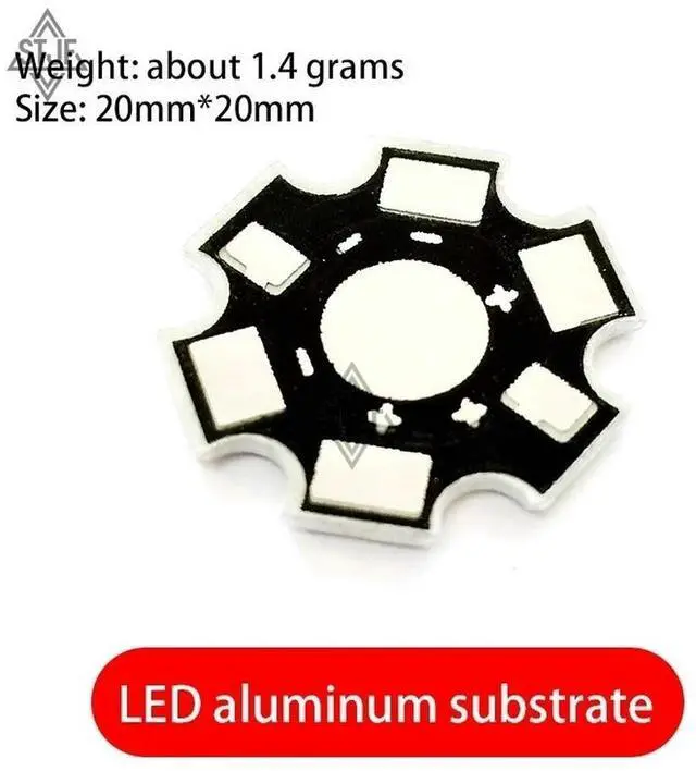 Main image of SJTF 10PCS 1W/3W/5W LED Plum Cooling Plate/Aluminum Substrate