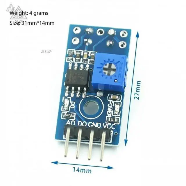 Alt view image 2 of 3 - SJTF TCRT5000 infrared reflectance sensor Obstacle avoidance module tracing sensor tracing module