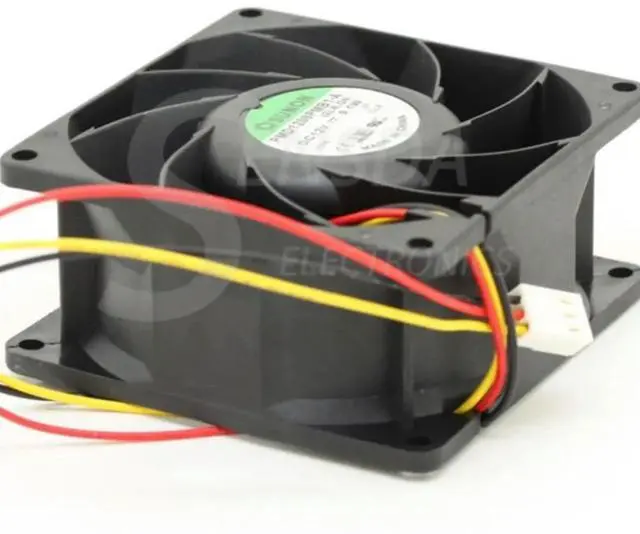 Alt view image 3 of 3 - 80mm 8cm Case Fan for PMD1208PMB1-A 12V 9.1W 4-Wire PWM Axial Cooling Server & Inverter Applications