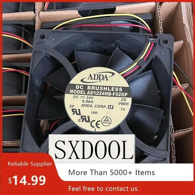 Main image of For ADDA AD1224HB-F92GP 120x120x38mm DC 24V 0.98A VFD Alarm Cooling Fan