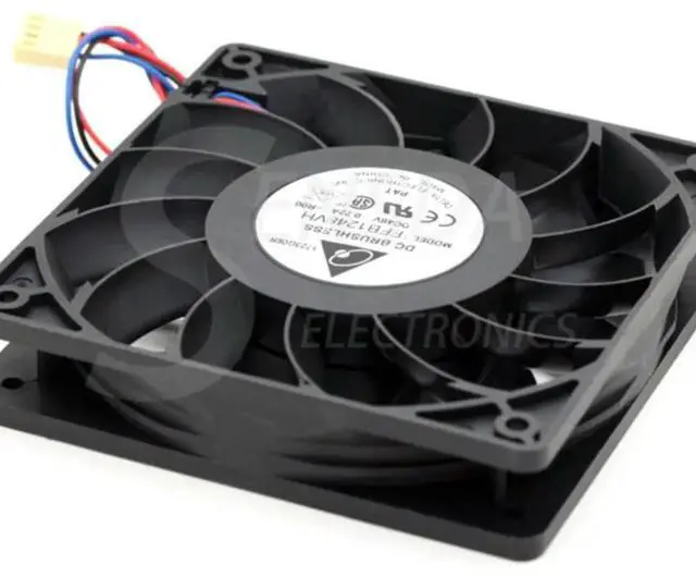 Alt view image 3 of 3 - 120mm 48V Axial Fan for Delta FFB1248VH 120x120x25mm DC 0.22A Cooling Server and Inverter Applications