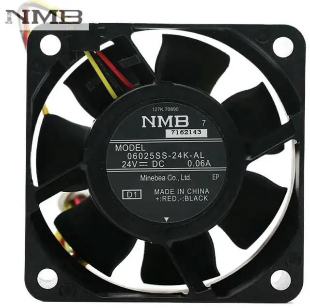 Alt view image 2 of 3 - 60mm 24V Fan for 06025SS-24K-AL 6025 6cm DC Brushless Cooling 0.06A 4000RPM Blower - Quiet & Reliable