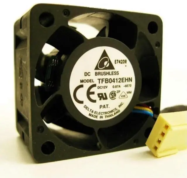 Main image of 2pcs for Delta TFB0412EHN-PWM 4CM 40MM PWM 15,000RPM 26CFM DC 12V 0.87A Server Inverter Blower Cooling Fan Cases