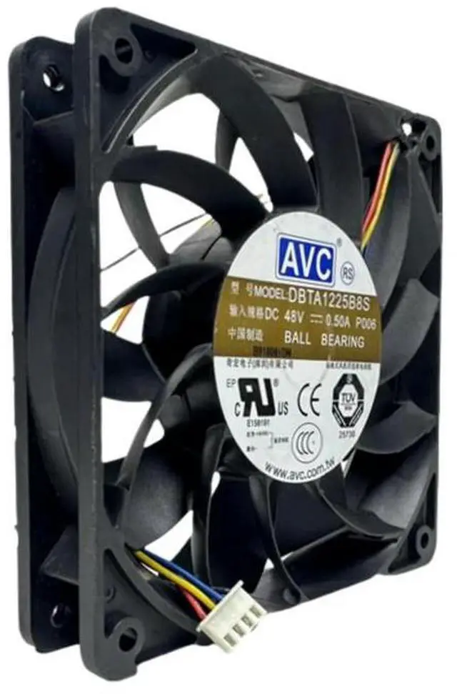 Main image of For AVC DBTA1225B8S 120mm 48V 0.5A PWM High Speed Industrial Cooling Fan 12025 4500RPM Server Switch Cooling